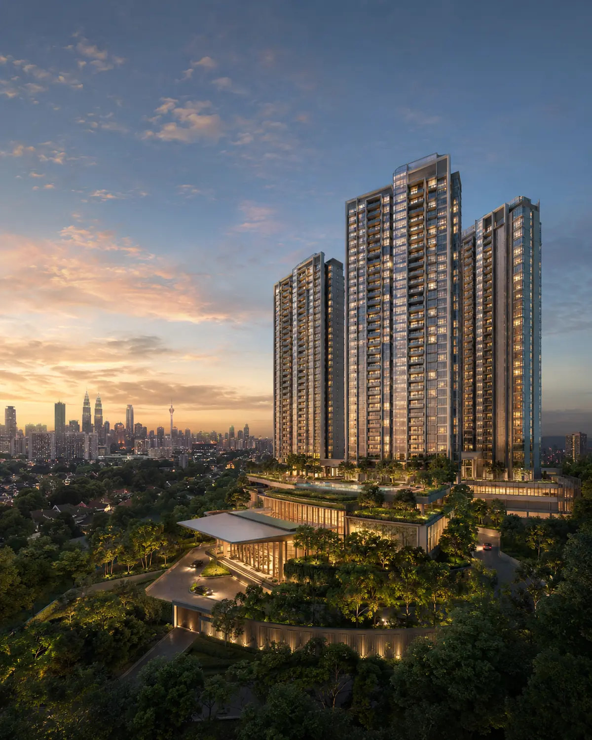 Sovereign Suites, a hillside luxury tower in Damansara Heights