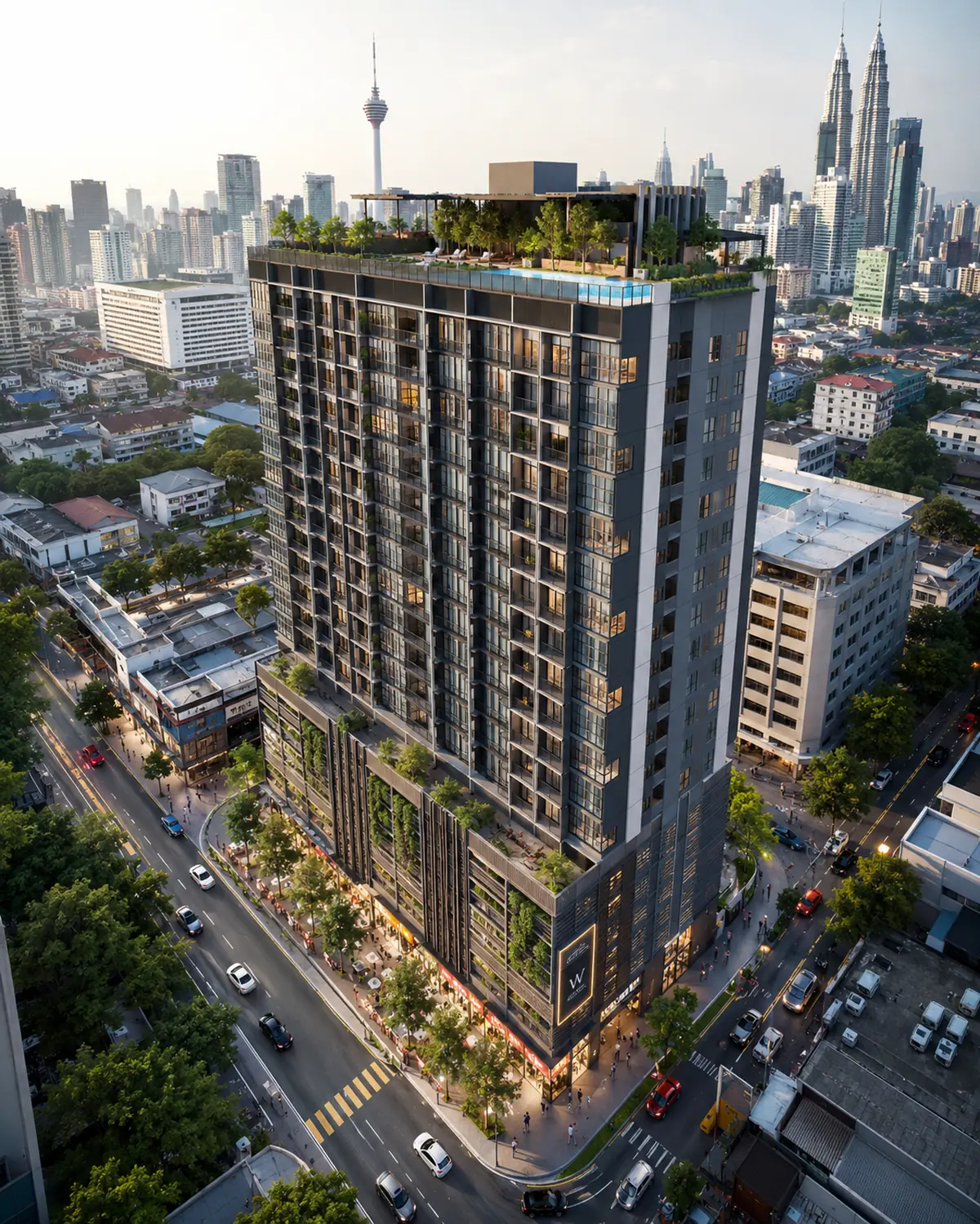 Three 8 residence, a mixed-use city tower