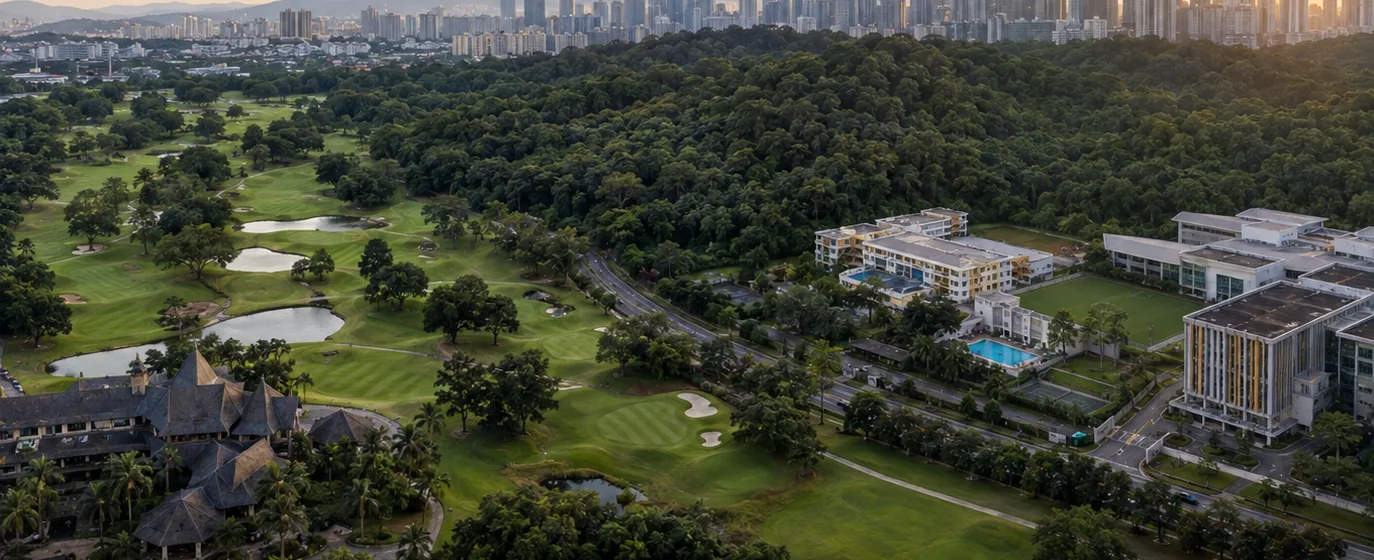 KL Golf & Country Club greenery nearby